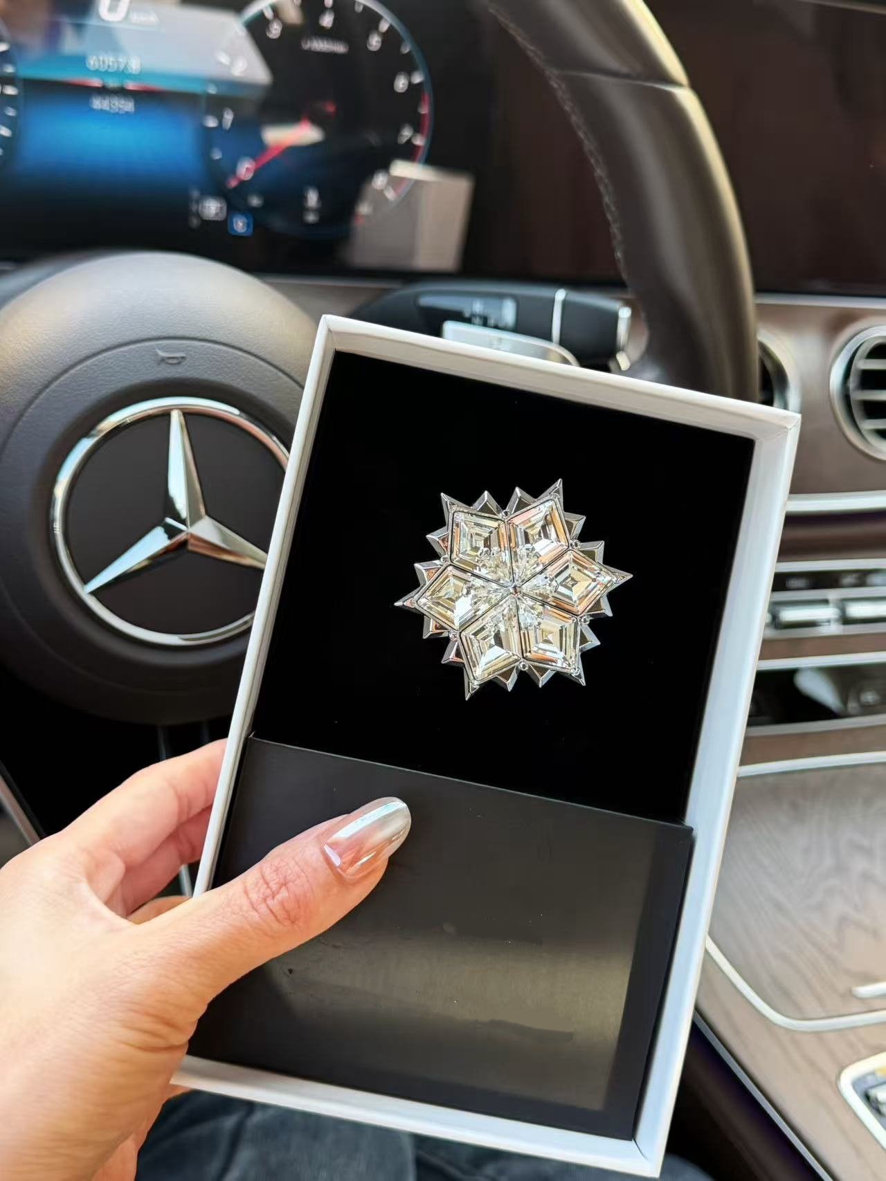 Crystal Snowflake Car Vent Air Freshener