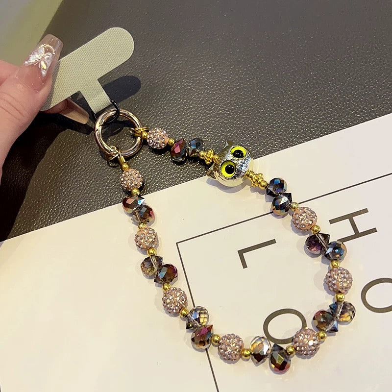 Luxury Crystal Beaded Phone Charms
