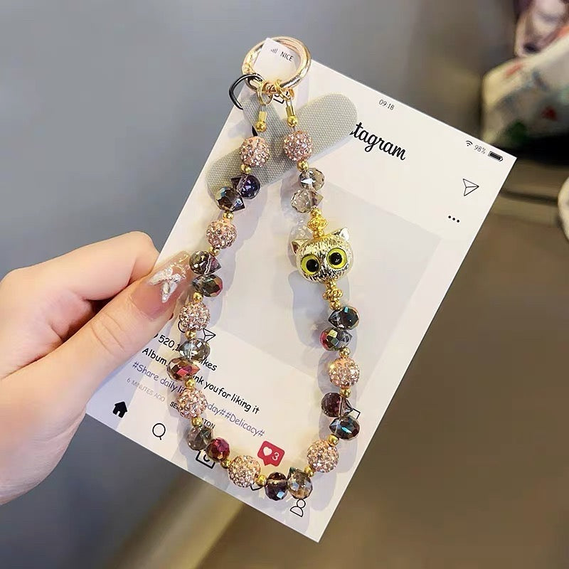 Luxury Crystal Beaded Phone Charms