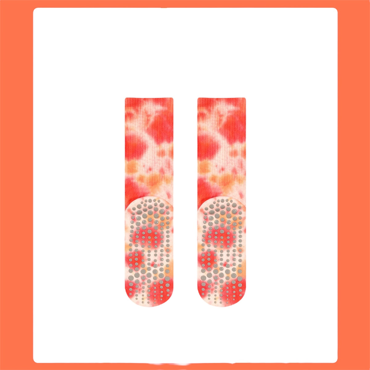 Tie-Dye Non-Slip Pilates & Yoga Crew Grip Socks
