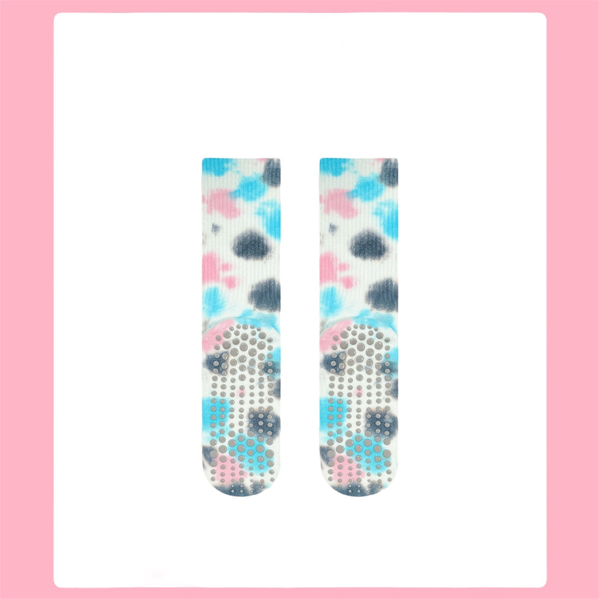 Tie-Dye Non-Slip Pilates & Yoga Crew Grip Socks