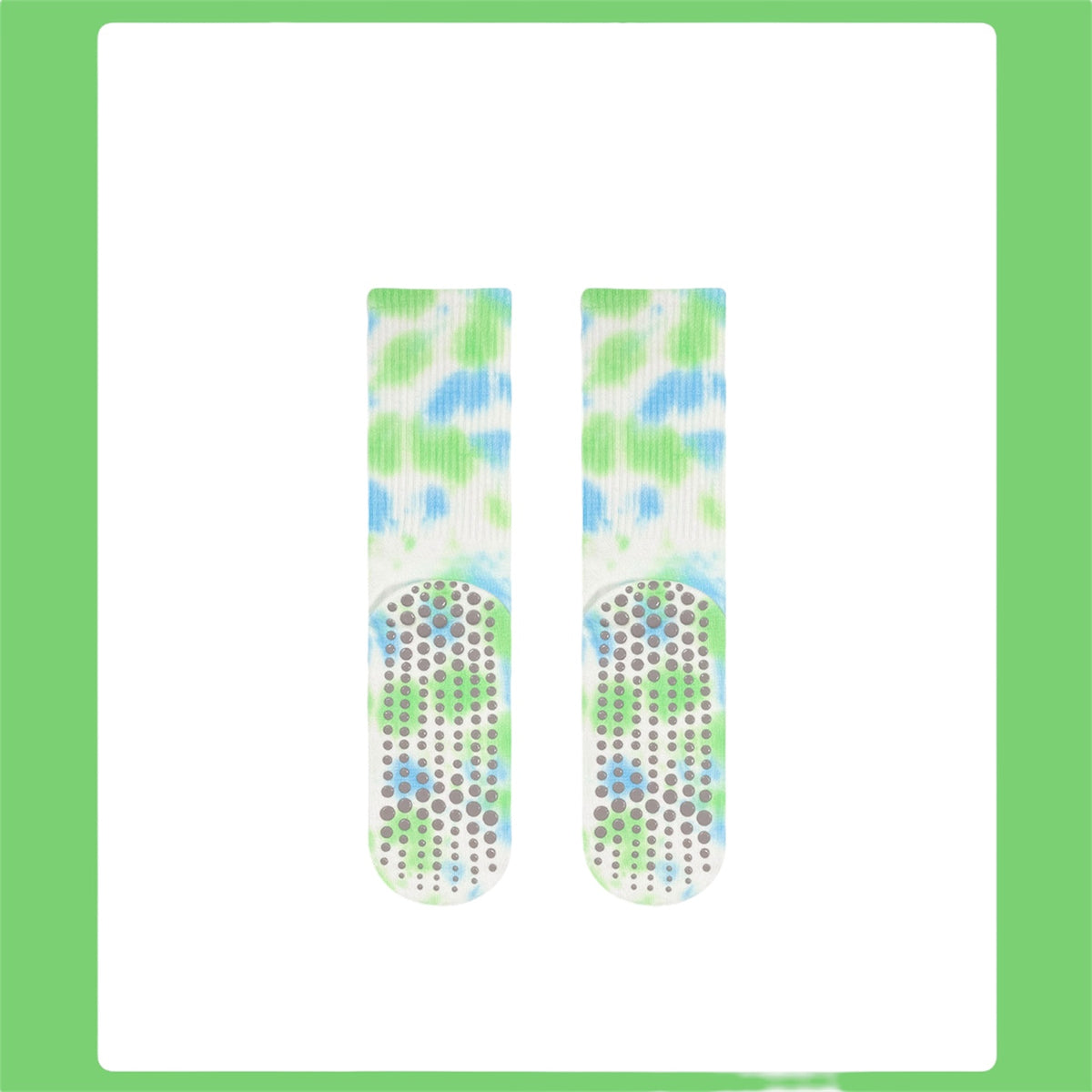 Tie-Dye Non-Slip Pilates & Yoga Crew Grip Socks