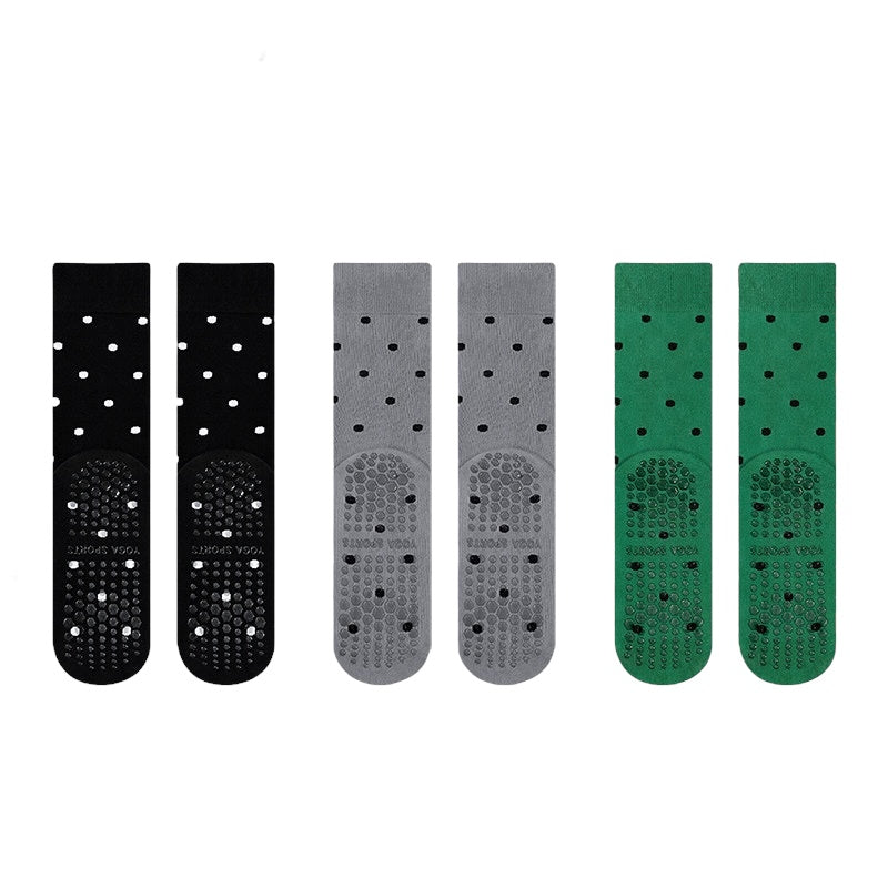 Polka Dot Pilates & Yoga Grip Socks