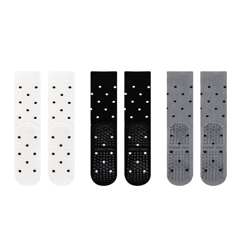 Polka Dot Pilates & Yoga Grip Socks
