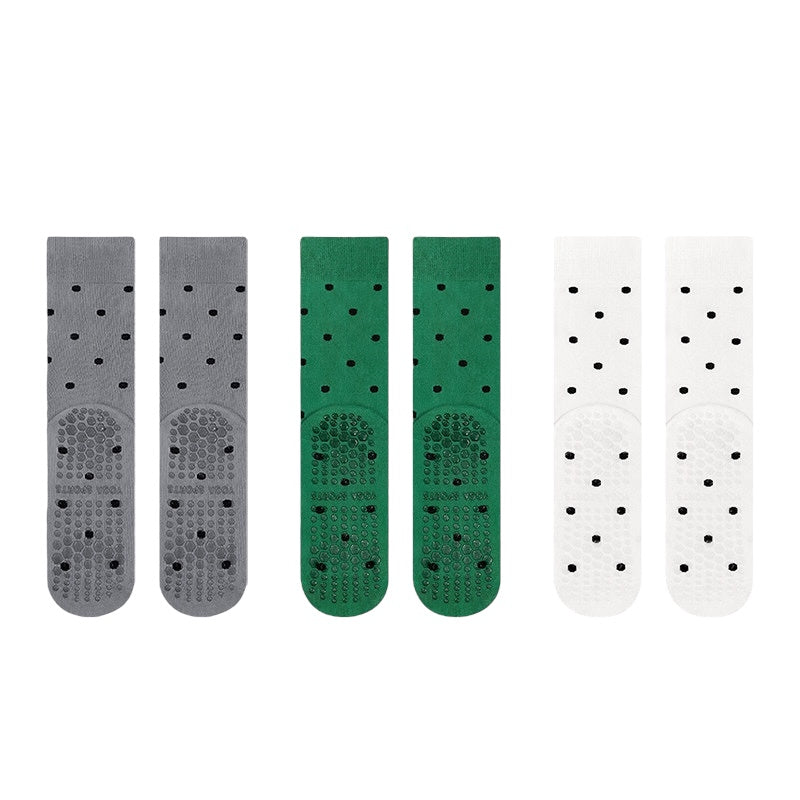 Polka Dot Pilates & Yoga Grip Socks