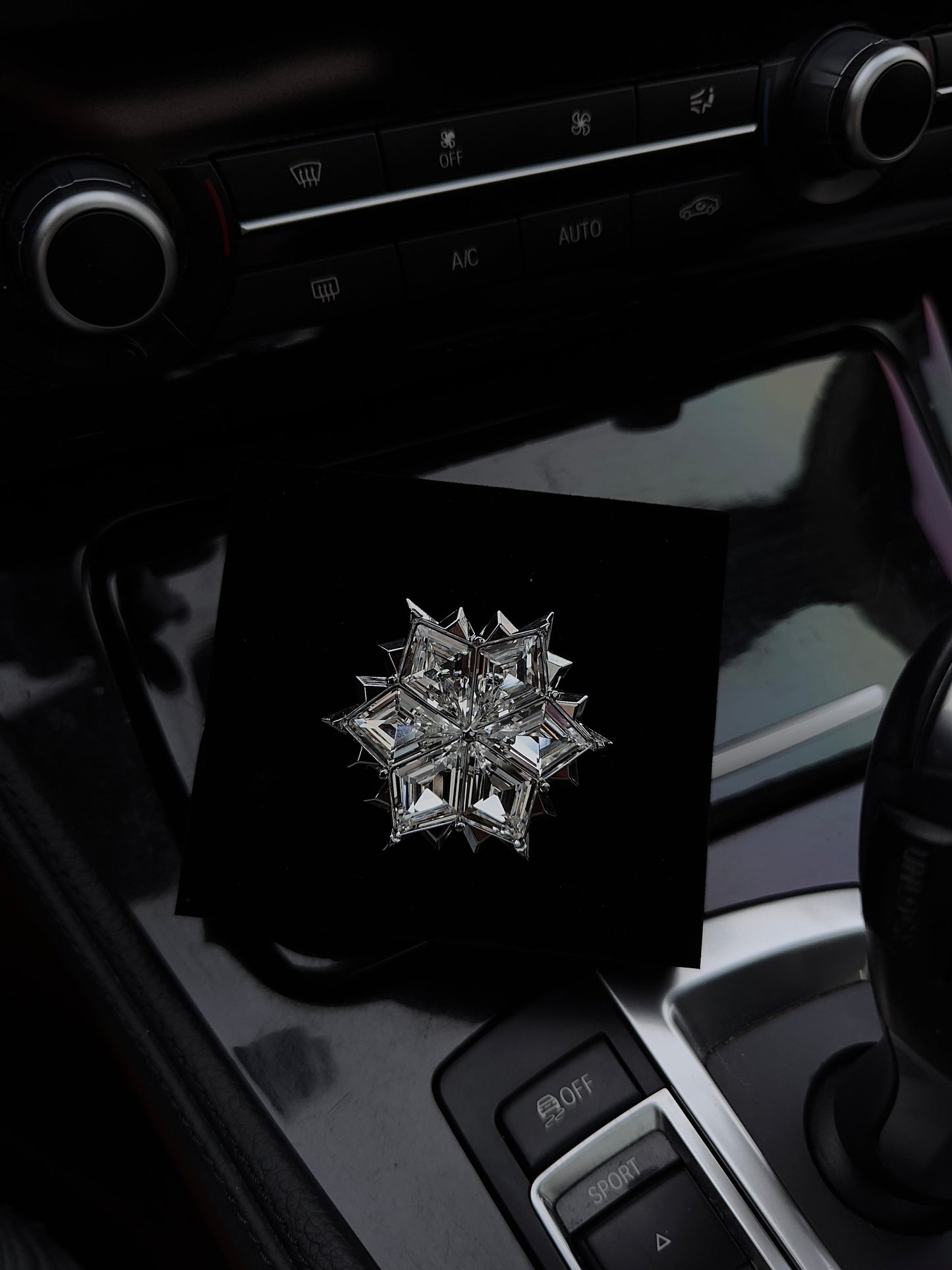 Crystal Snowflake Car Vent Air Freshener