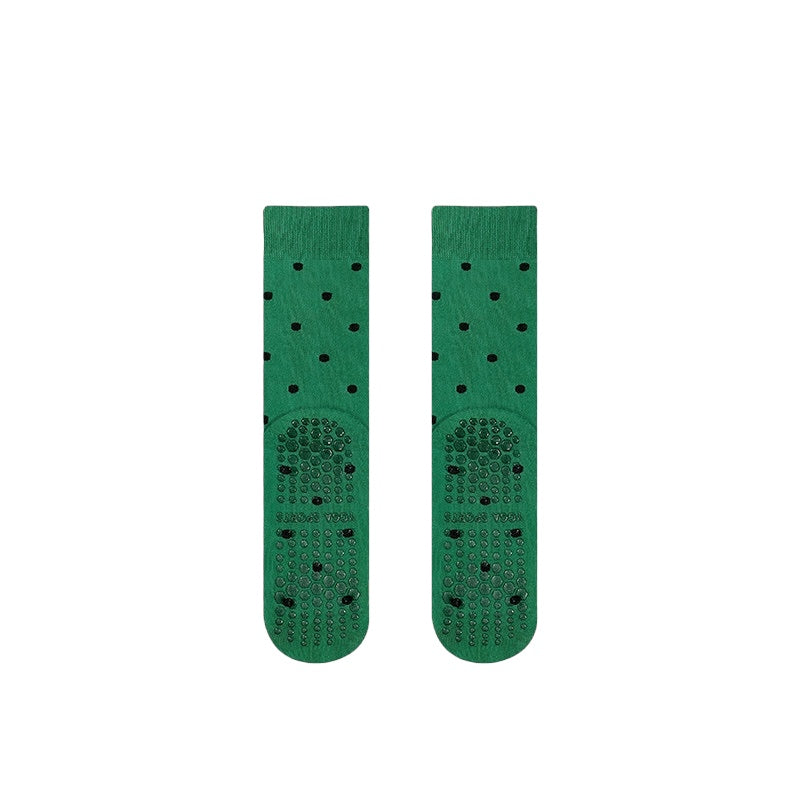 Polka Dot Pilates & Yoga Grip Socks