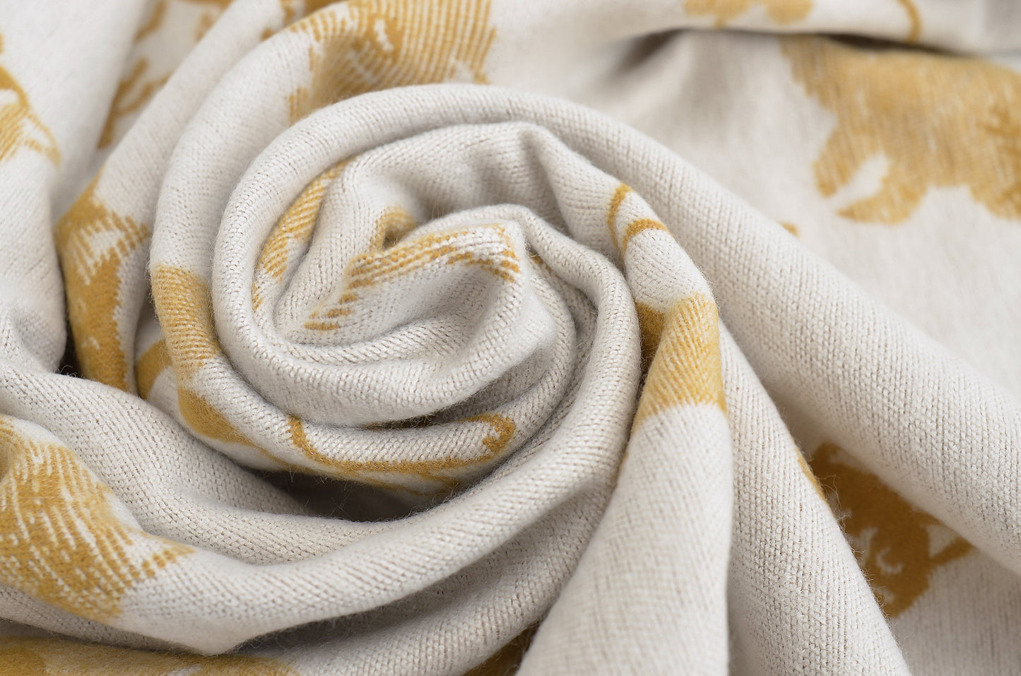 Pet Lovers' Reversible Jacquard Scarf & Cozy Shawl